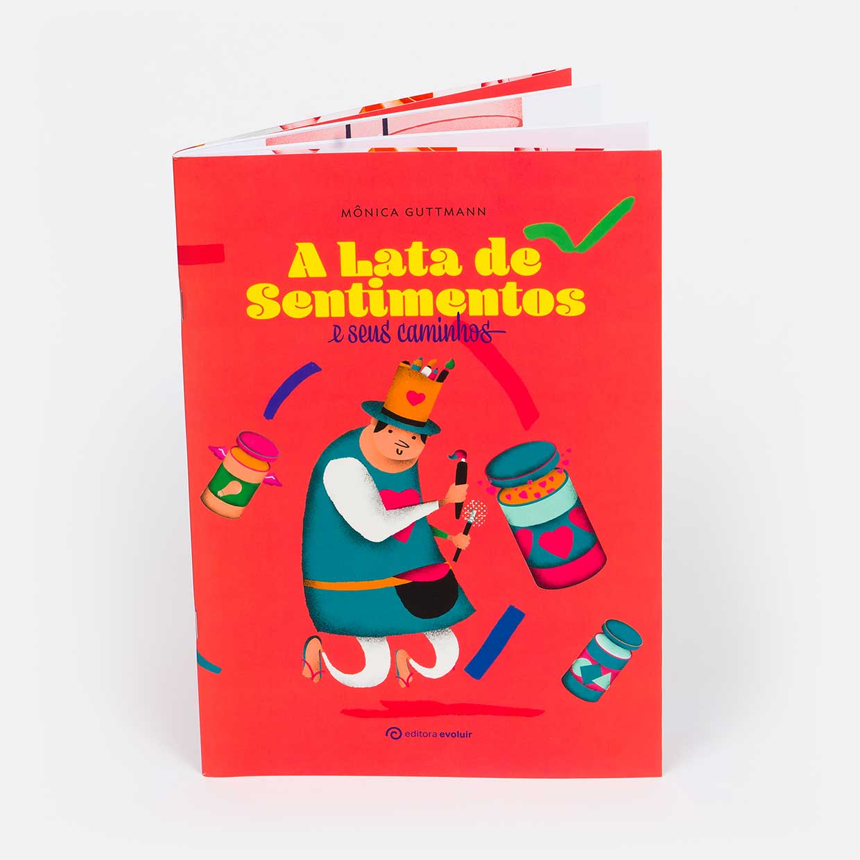 Capa do livro - A lata de sentimentos e seus caminhos Capa do livro - A lata de sentimentos e seus caminhos