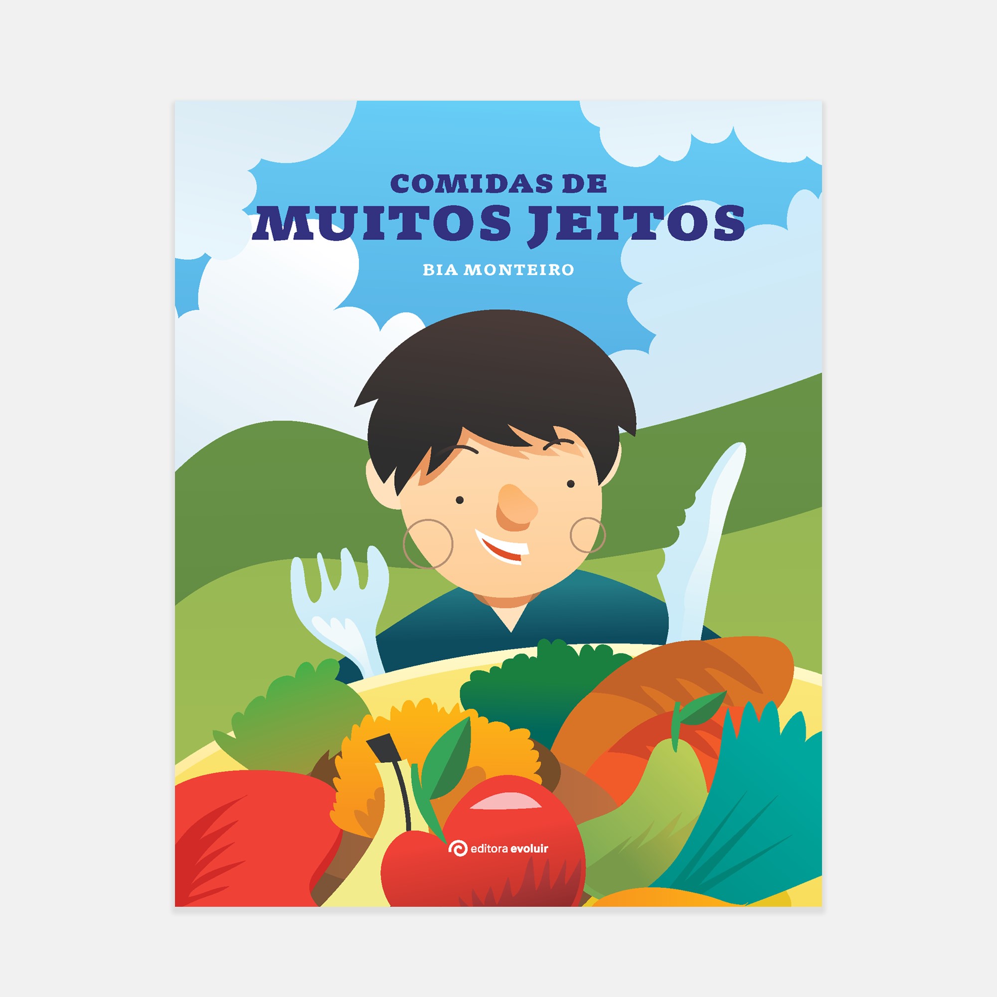 Capa do livro - Comidas de muitos jeitos Capa do livro - Comidas de muitos jeitos