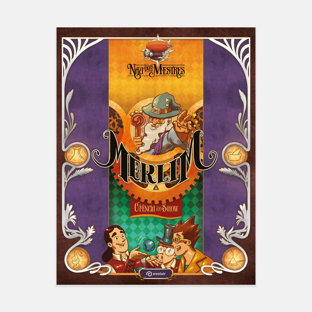 Capa do livro - Nau dos Mestres - Merlim Capa do livro - Nau dos Mestres - Merlim