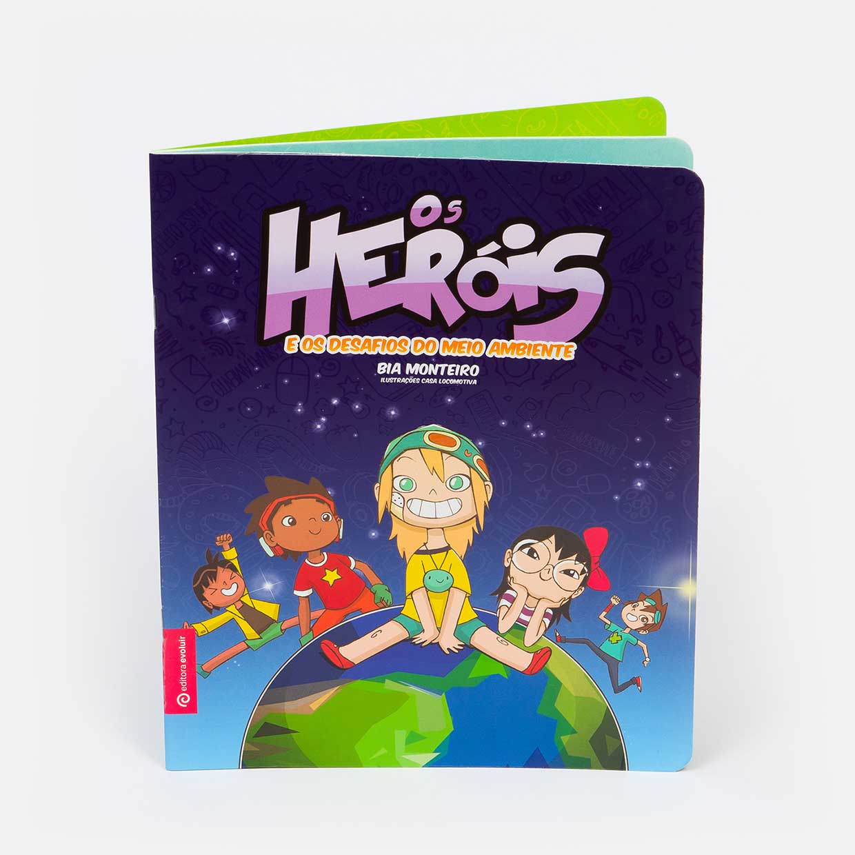 Capa do livro - Os heróis e os desafios do Meio Ambiente Capa do livro - Os heróis e os desafios do Meio Ambiente