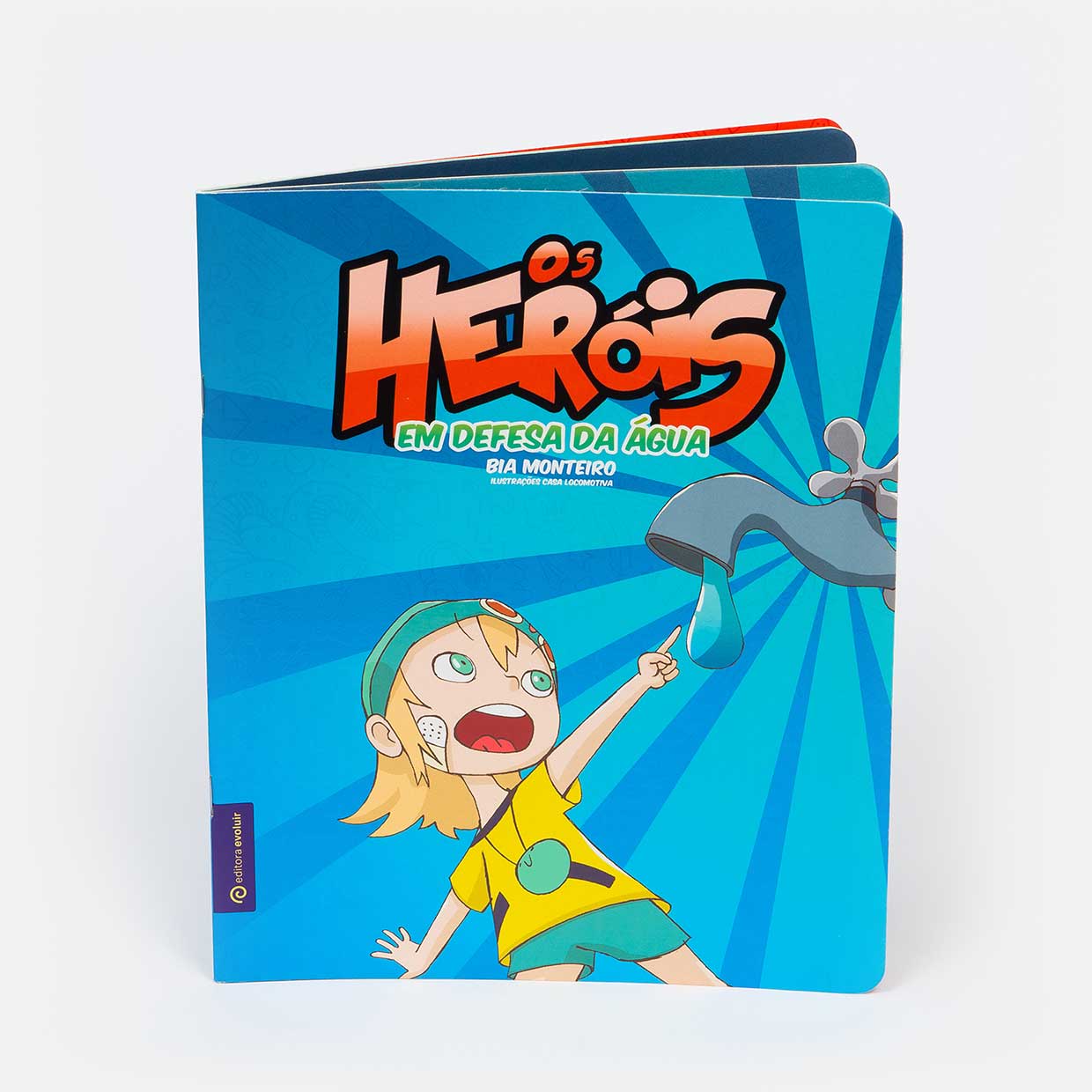 Capa do livro - Os heróis em defesa da água Capa do livro - Os heróis em defesa da água