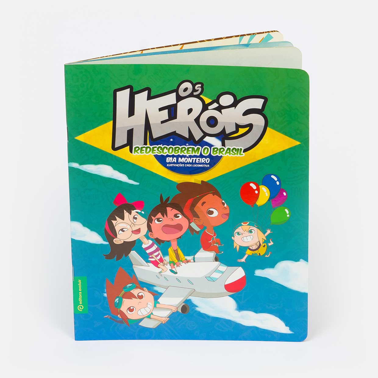 Capa do livro - Os heróis redescobrem o Brasil Capa do livro - Os heróis redescobrem o Brasil
