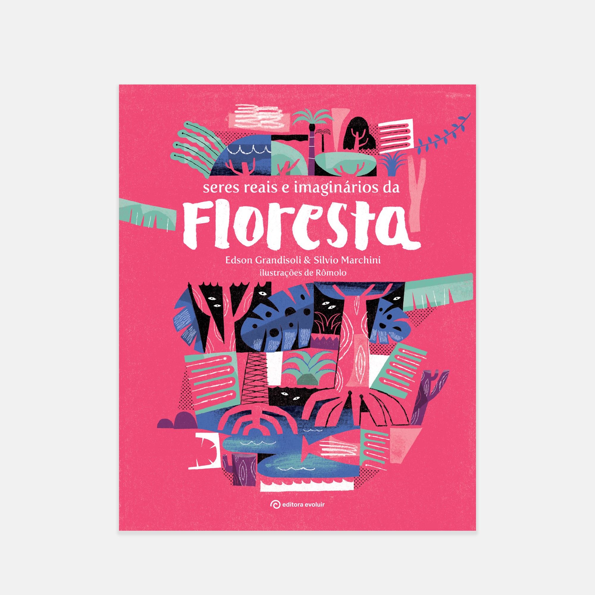 Capa do livro - Seres reais e imaginarios da floresta Capa do livro - Seres reais e imaginarios da floresta